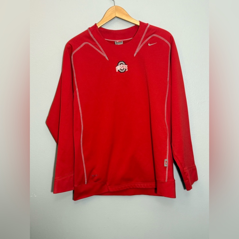 Nike Team Ohio State Buckeyes OSU Long Sleeve | Medium